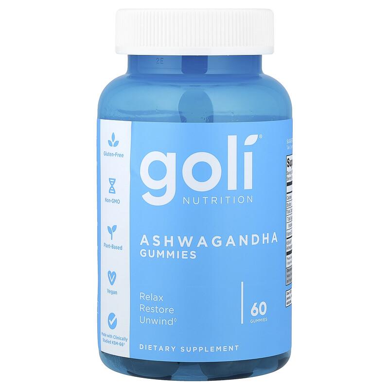 Goli Nutrition Ashwagandha Gummies, 60 Gummibjørner sold by Joom