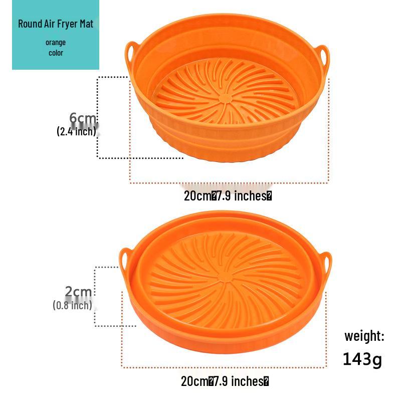 Silikonowa Forma do Pieczenia i Mata do Frytkownicy Powietrznej - Silikon Spożywczy