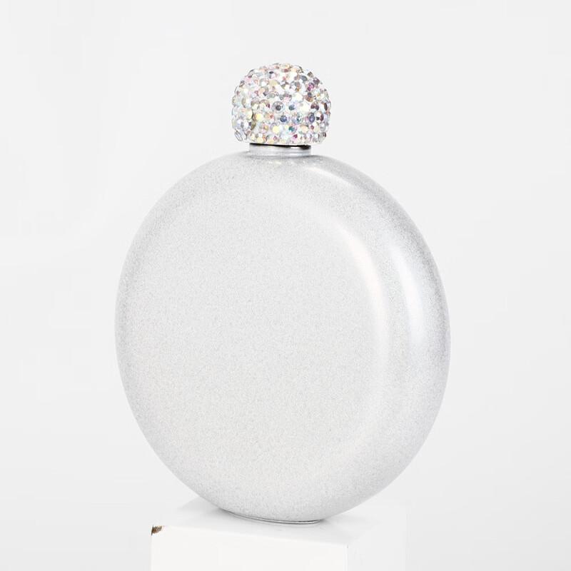 Enshousu Portable Glitter Stainless Steel Mini Hip Flask