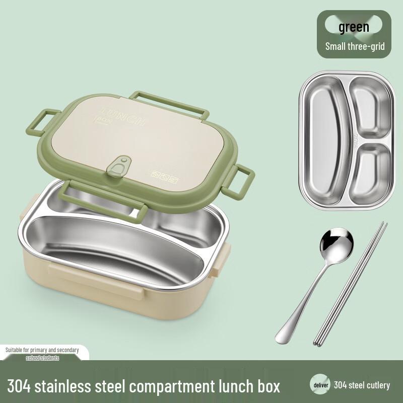 Ru Han Microwave-Safe Divided Lunch Box