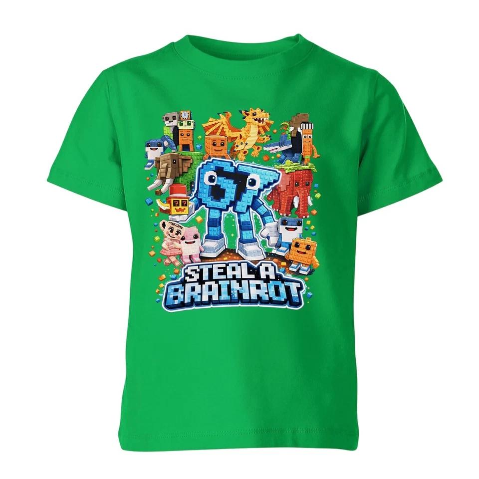 67 Six Seven Italian Brainrot Girls Boys T-Shirt Meme Gamer Funny Tee 3 S