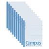 KOKUYO Campus B5 50 Notebook, Size, Ruled, Sheets, 10-pack (Model No. 5BNX10)