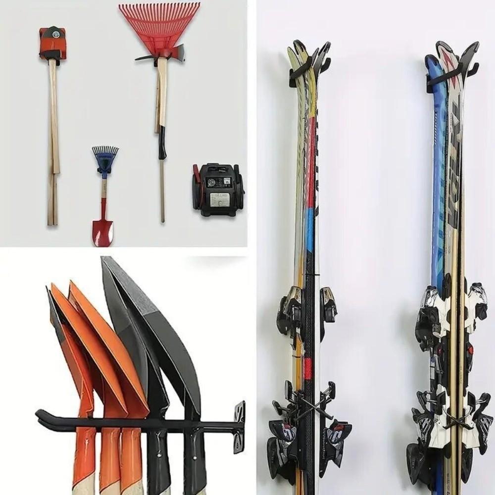 Wall Mount Garden Tool Storage Rack Multi-Purpose Farm Tool Rack Warehouse Storage