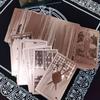 Deck Gold Foil Tarot Cards Mysterious Board Game Terrific Divination Oracle With Exquisite Gift Box