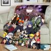 Anime-Print Blanket Warm Comfortable Flannel Blanket for Bedrooms, Sofas, Beds, Chairs, Picnics, Travel -LXR53