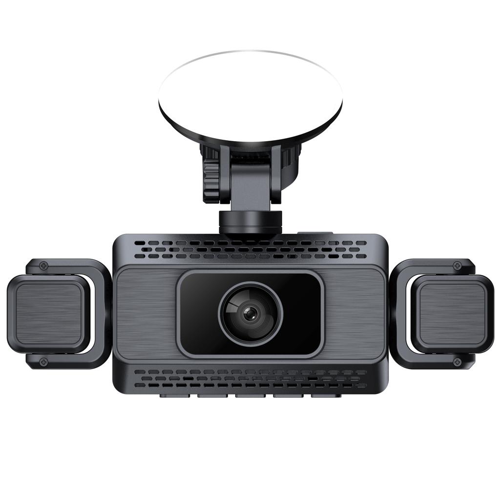 4 Channel Dash Cam, 1080P Front and 480P Rear Left Right, WiFi Car Camera with Night Vision, Parking Mode, Loop
