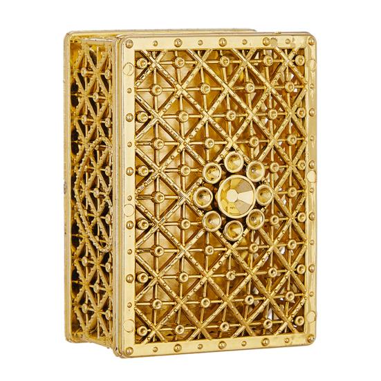 Vintage Hollow Out Jewelry Box Gold/Silver Plated Plastic Candy Box Wedding Party Favor Box for Ring Earrings Necklace Bridal Shower Birthday Supplies