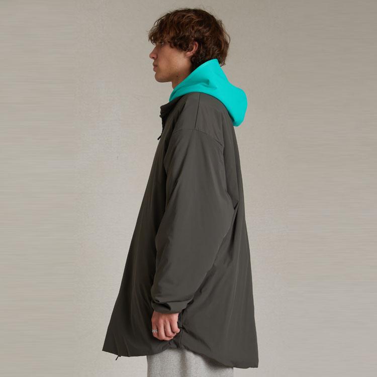 Fear of God Essentials Filled Shirt Jacket Ink Men Outerwear Black 202SP244490F