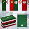 New Year Towel Classic Solid Xmas Tree/Snowman/Santa Claus Embroidery Bath Towel 45x32cm Christmas Hand Towels