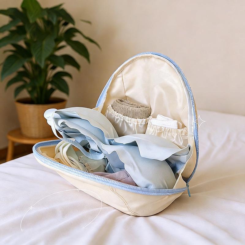 Underwear Socks And Clothes Three-In-One Travel Storage Bag Travel Fitness With Zipper Compartment Portable Clothing Storage Bag
