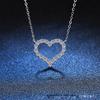 Elegant Cross-Border Love Hollow Necklace for Women - Fashionable, Classic, and Versatile High-End Jewelry