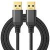 Straight Head USB3.0 Extension Cable Cord Support 5Gbps Data Transfer Charging for USB Fan/Keyboards/Hard Drive Box