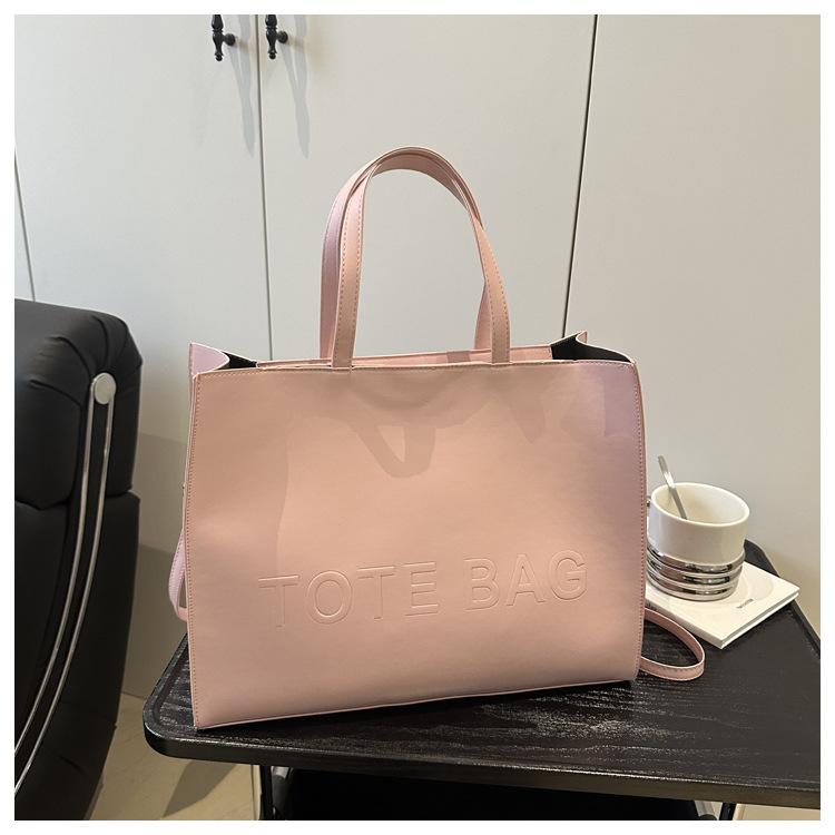 

Текстура большая вместимость новая мода ретро плечевая сумка кроссбоди портативная сумка-тоут женская розовый