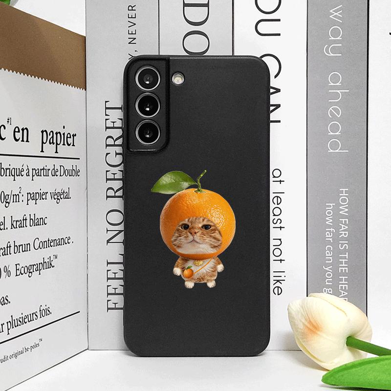 

Funny Cartoon Fresh Fruit Cat Couple Phone Case for Samsung Galaxy A56 A14 A55 A16 A54 A36 A53 A52 A51 A50 5G Frosted Soft Cover Galaxy A54 5G