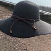 Summer new sun hat children's sunshade straw hat casual big-brimmed beach hat seaside travel foldable sunscreen hat