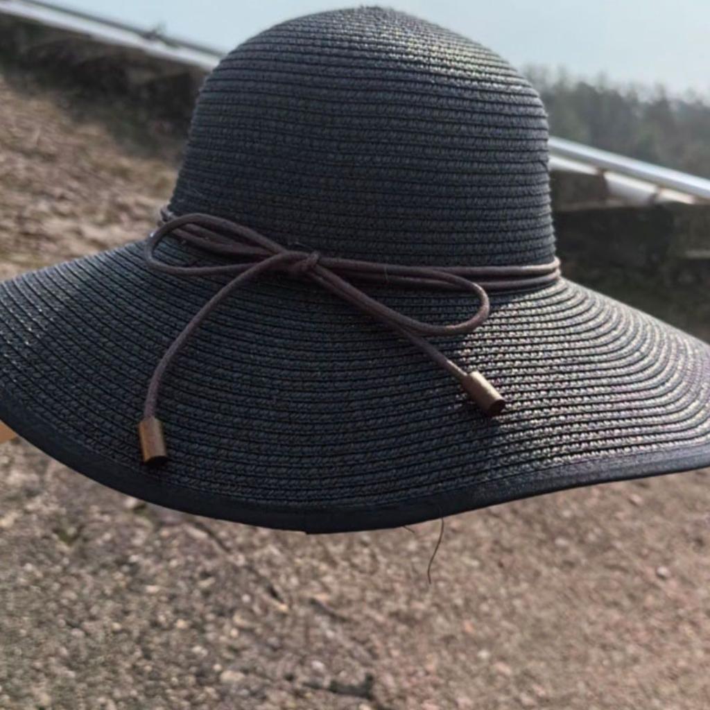 Summer new sun hat children's sunshade straw hat casual big-brimmed beach hat seaside travel foldable sunscreen hat