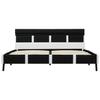 LED Illuminated Bed Frame without Mattress Black 120 x 200 cm