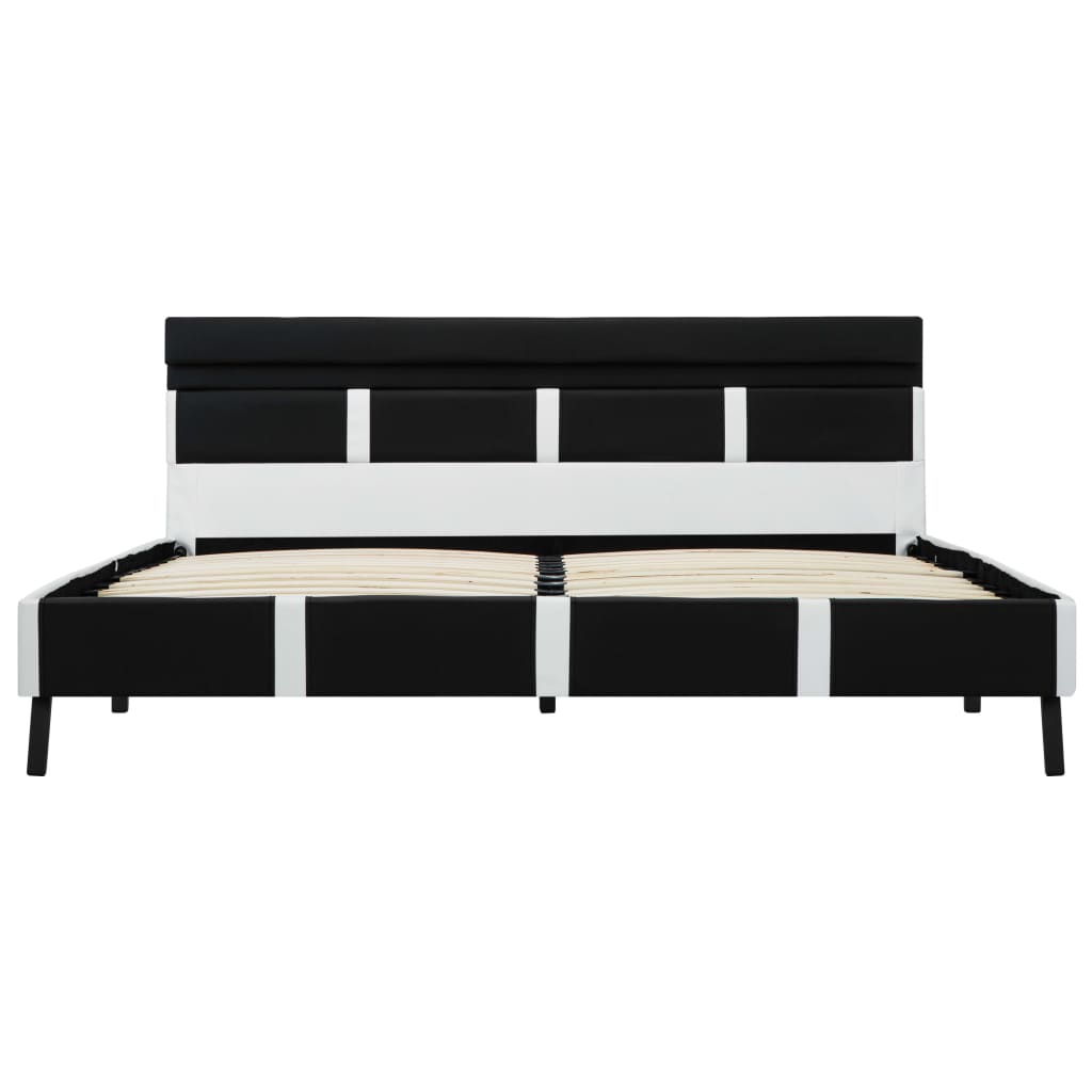 LED Illuminated Bed Frame without Mattress Black 120 x 200 cm