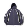 Li Ning Retro Sports Style Hooded Jacket Men Jackets Mist-Blue-Purple Cream-White Black AFDWF59-4