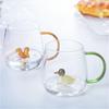 Cartoon Animal Shape Glass Home Cute High Borosilicate Glass Single Layer Cup Living Room with Guests Juice Cold Drink Cup