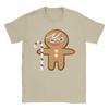 Унисекс футболка Cookies Run Kingdom Винтажная 100% хлопок Футболка с коротким рукавом GingerBrave Футболки Топы с круглым вырезом Идея для подарка