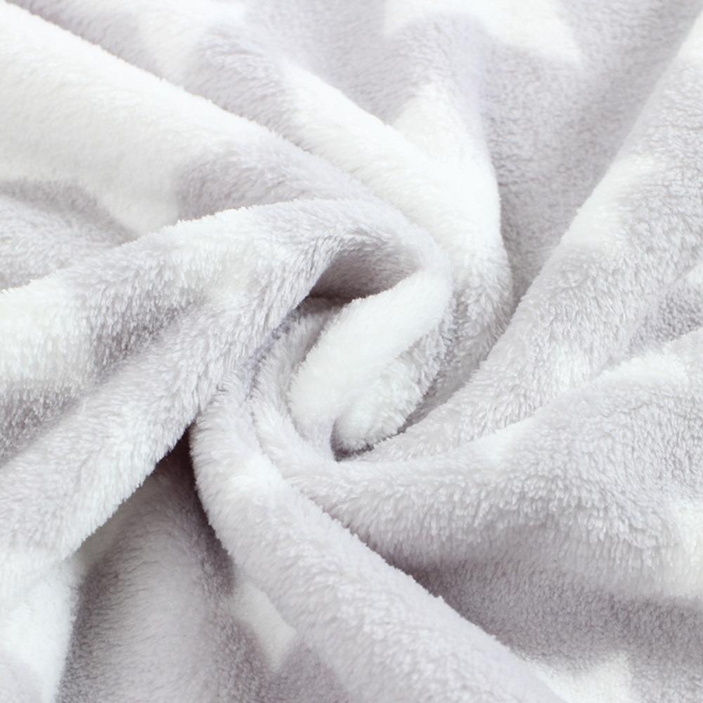 2pcs/set Flannel Plush Baby Blanket Stuffed Animal Baby Sleep Blanket