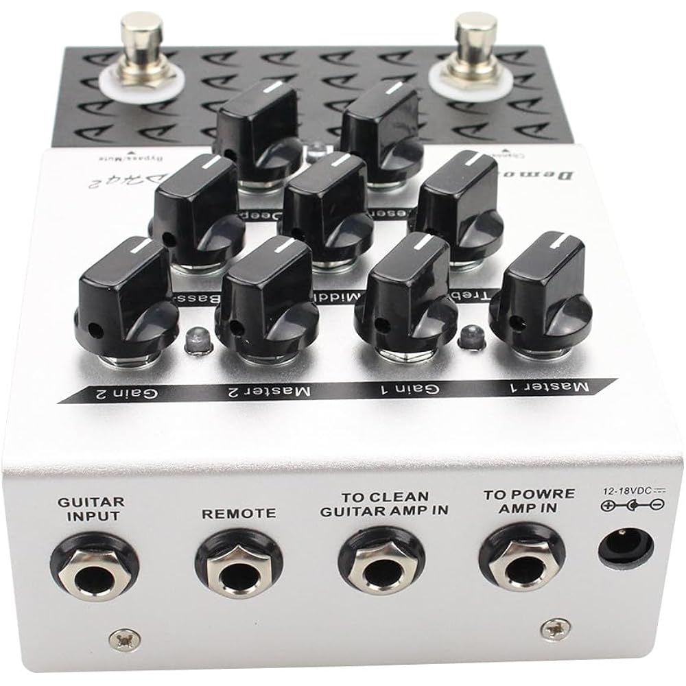 Demonfx DH4-2/OverDrive - Distortion Overdrive - Distortion High Gain Guitar Effect