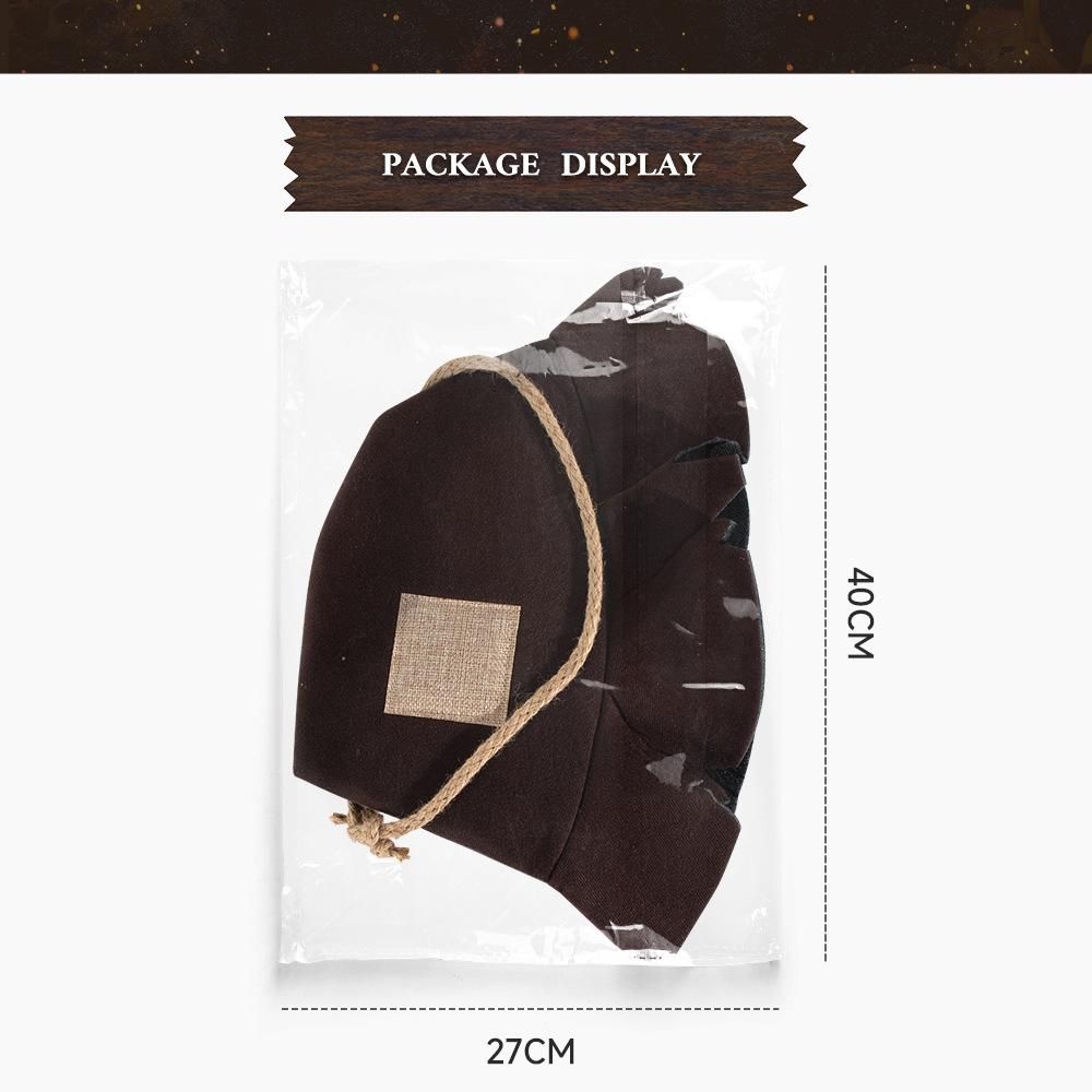 Scarecrow Patch Witch Hat Cosplay Halloween Carnival Vintage Vintage Brown Hat Easter Party Accessories Makeup Clothing 2026 New