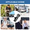 Wireless Lavalier Microphone Noise Cancelling Mini Clip Microphone for Podcasting Interviewing Vlogging Studio