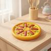 Realistic Fake Pizza Lifelike Toy Faux Play Food Round for Photography