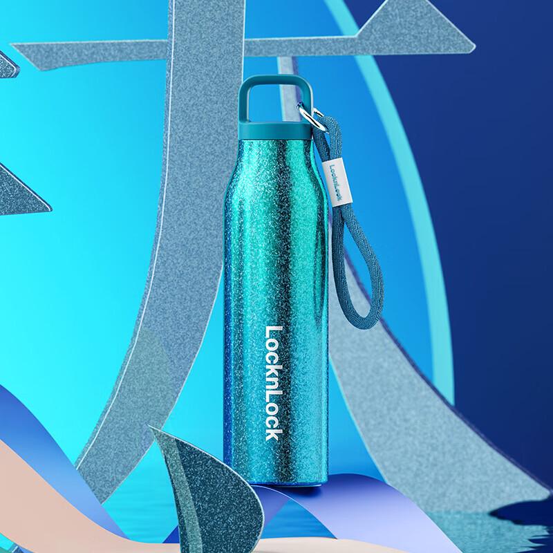 

Термоизолированная спортивная бутылка LOCK&LOCK с титановым покрытием