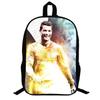 Cristiano Ronaldo Motiv Rucksack Schulkinder 17 Zoll Oxford-Gewebe Doppeltes Träger-Tasche Mit Atmungsaktiven Gepolsterten Trägern