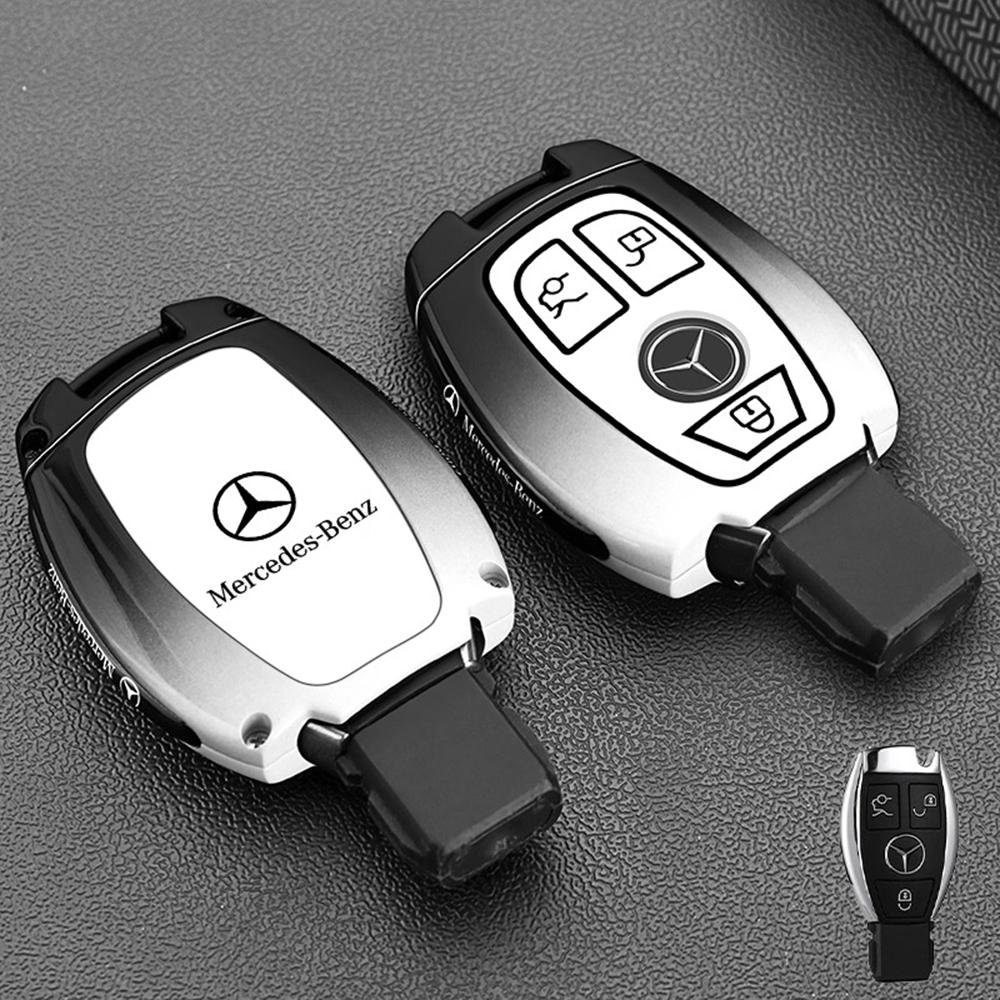 2/3 Buttons For Mercedes Benz A B G R Class GLA GLK W176 W204 W251 W463 Zinc Alloy Car Remote Key Case Cover Fob Accessories