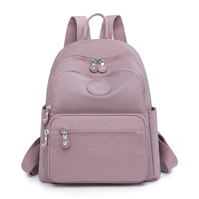 Summer New Backpack Women's Simple Large-capacity Travel Simple Small Bag Backpack Fashionable and Lightweight Schoolbag
