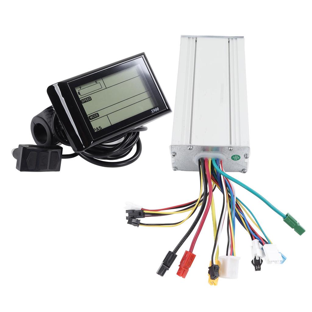 35A Electric Bicycle Conversion Kit for Anderson Plug Controller S900 Panel Brake Handle and Thumb Throttle for Upgrade