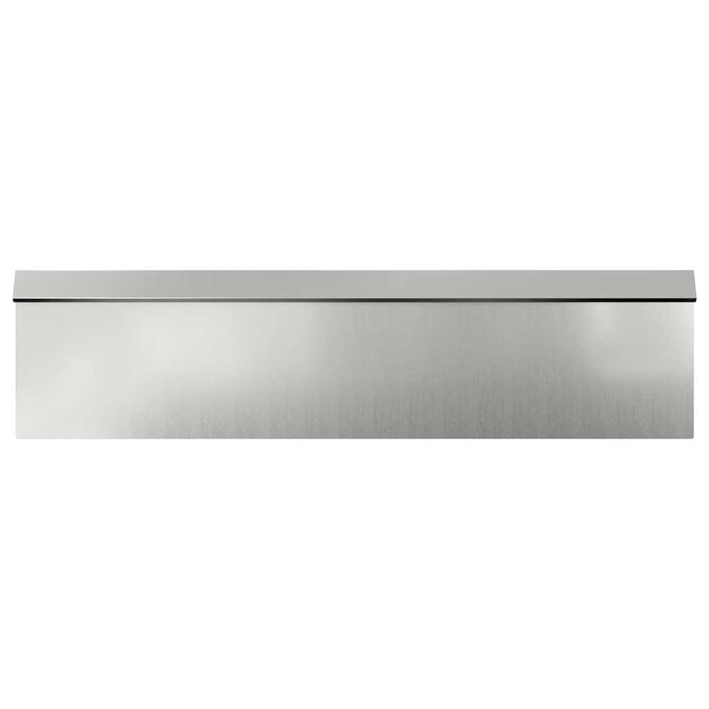 Snail Fence 4 pcs Silver 100 x 3.5 x 25 cm Galvanized Steel