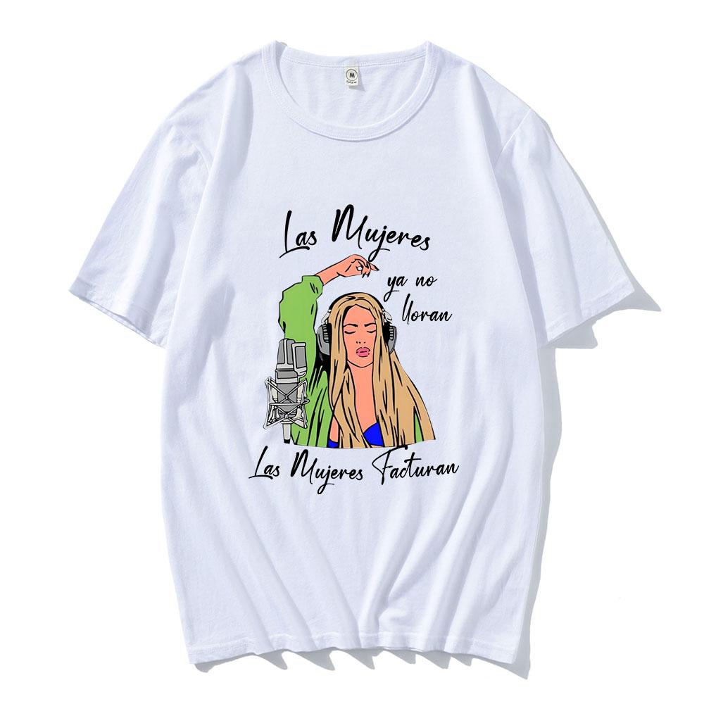 Shakira Sängerin Druck T-Shirts Kurzarm Baumwolle Sommer T-Shirt Lässig Hohe Qualität Bequeme T-Shirts Streetwear Damen