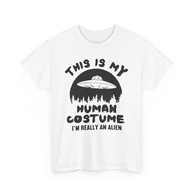 Alien UFO t-Shirt | This Is My Human Costume I'm Really an Alien Shirt