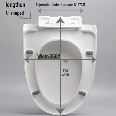 BENAGIL Thickened U-Shaped Soft-Close Top-Mount Toilet Seat