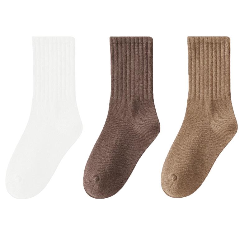 Unisex Stripete Bomullsokker Korte Pustende og Svetteabsorberende Mote Sportsokker