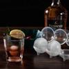 Silicone 22" Bar Ice Cube 4 Ball Maker Mold Sphere Large Tray Whiskey Mould Diy