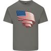 Curled Usa Flag Independence Day Football Unisexs Light Cotton Tshirt