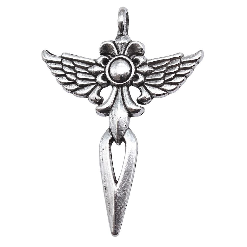 Feather Wing Charms Antique Alloy Pendants For Bohemian Jewelry Making