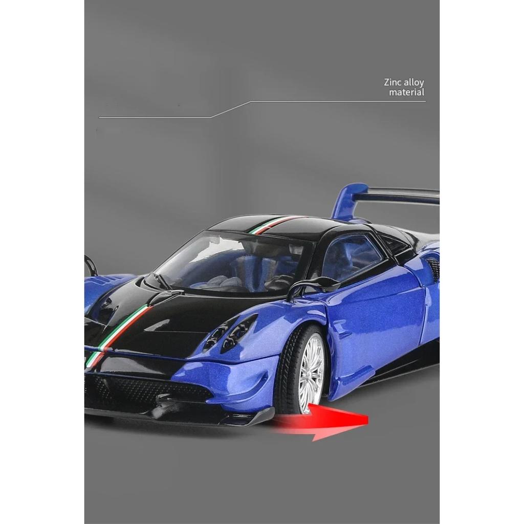 1/32 Pagani Huayra Supercar Diecasts & Toy Vehicles Metal Car Model Shock absorber Sound Light Collection Car Toys Gift