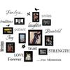 Wall Decals With 10 Photo Frames Wall Stickers Diy Moveable Vinyl Home Letter Quotes Wall Decorations Without English Letter Wallpapers --