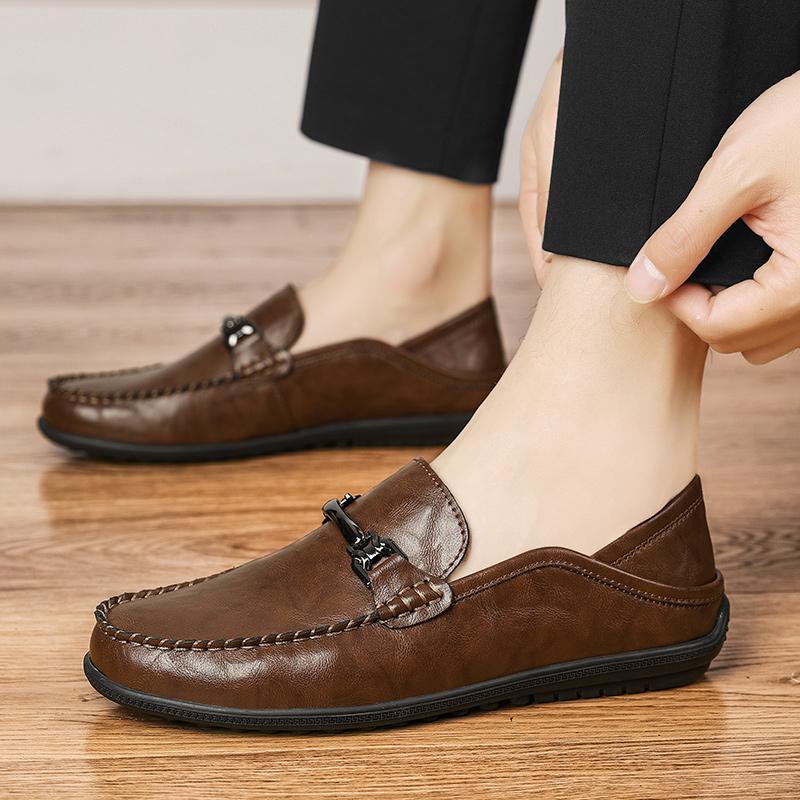 Leather Shoes Casual Business Shoes for Men Dress Tenis De Hombre Moccasins Mokasin Tenis Caballero Designer