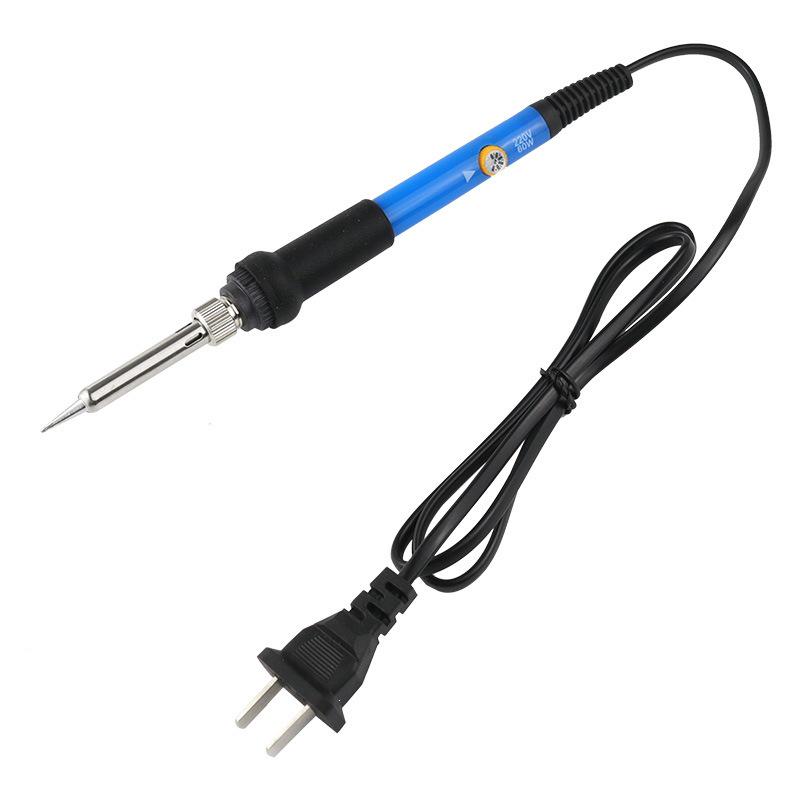 

Adjustable Temperature 60W Soldering Pen, Constant Temperature Soldering Iron, 220V with Round/Flat Plug.