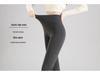 2025 Autumn/Winter Women's Stylish High-Waisted Flared Pants with Fleece, Stretch, and Leg-Slimming Design