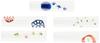 Arita Ware, Ippō Kiln, Assorted Slim Chopstick Rests, Set of 5, for Small Delicacies, 57102