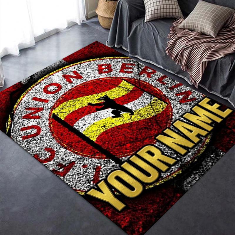 Custom Name FC Union Berlin Carpet Rug for Living Room Bedroom Home Sofa Decoration,Kids play Non-slip Floor Mat